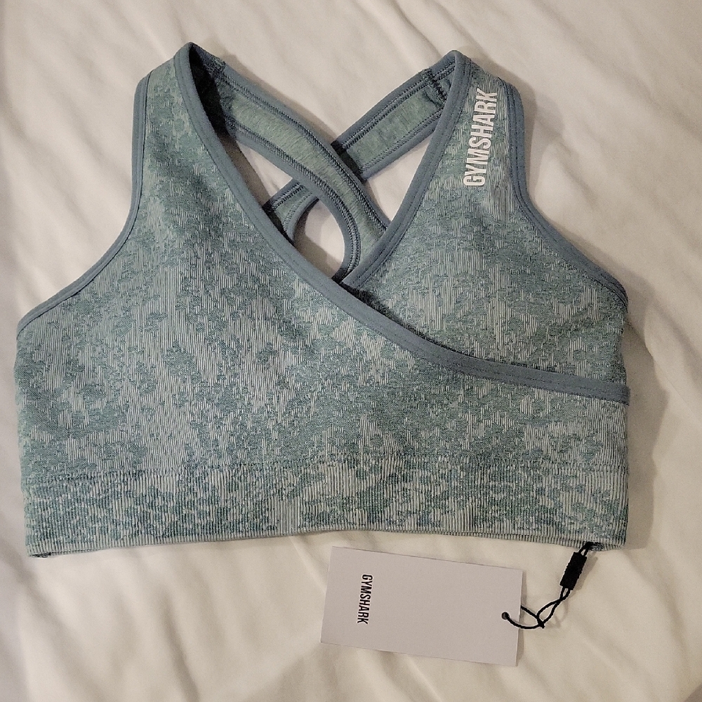 Gymshark Women's Jade Colored Sports Bra
